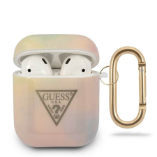 Guess GUACA2TPUMCGG01 AirPods 1/2 tok rózsaszín Tie &amp; Dye kollekció fülhallgató, fejhallgató tok