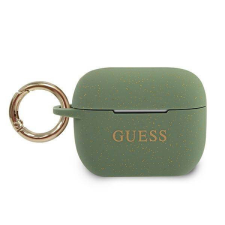 Guess GUACAPSILGLKA AirPods Pro keki szilikon Glitter tok fülhallgató, fejhallgató tok