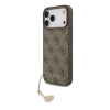 Guess Guess 4G Charm tok iPhone 17 Pro Max készülékhez Tone on Tone barna