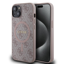 Guess Guess 4G tok iPhone 14 készülékhez rózsaszín tok és táska