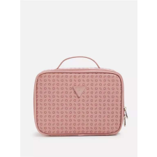 Guess GUESS rózsaszín logós kosmetikai táska kézitáska és bőrönd