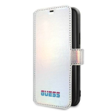 Guess GUFLBKN58BLD iPhone 11 Pro srebrny ezüst / könyv Színjátszó telefontok tok és táska