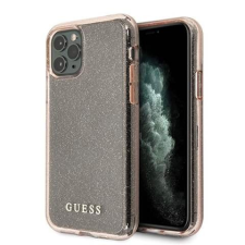 Guess GUHCN58PCGLPI iPhone 11 Pro rózsaszín kemény tok Glitter telefontok tok és táska
