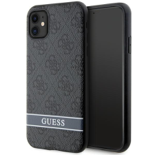 Guess GUHCN61P4SNK iPhone 11 / Xr szürke keménytok 4G Stripe tok és táska