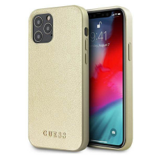 Guess GUHCP12LIGLGO iPhone 12 Pro Max 6,7&quot; arany irizáló keménytok tok és táska