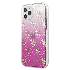 Guess GUHCP12LPCU4GGPI iPhone 12 Pro Max 6,7&quot; rózsaszín 4G színátmenetes keménytok tok és táska