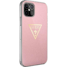 Guess GUHCP12SPCUMPTPI iPhone 12 Mini 5,4" Rózsaszín Metallic Collection Keménytok (GUHCP12SPCUMPTPI) tok és táska