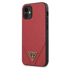 Guess GUHCP12SVSATMLRE iPhone 12 mini 5,4&quot; piros Saffiano keménytok tok és táska