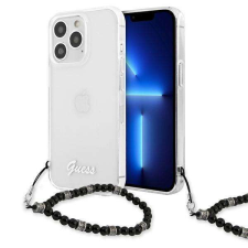 Guess GUHCP13XKPSBK iPhone 13 Pro Max 6.7 „átlátszó tok fekete Pearl tok és táska