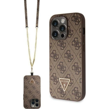 Guess GUHCP14LP4TDSCPW Crossbody Metal Logo Tok iPhone 14 Pro - Barna (GUE2741) tok és táska
