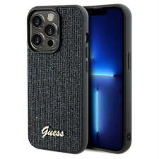Guess GUHCP14LPMSDGSK Disco Metal Script tok iPhone 14 Pro - fekete tok és táska