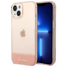 Guess GUHCP14MHGCOP iPhone 14 Plus 6,7&quot; rózsaszín áttetsző keménytok tok és táska