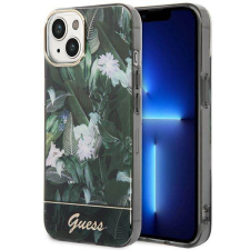 Guess GUHCP14SHGJGHA iPhone 14 6,1" zöld Jungle Collection keménytok tok és táska