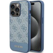 Guess GUHCP15LG4GLBL iPhone 15 Pro 6.1" kék keménytok 4G Stripe kollekció tok és táska