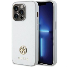 Guess GUHCP15LPS4DGPS Strass Metal Logo tok iPhone 15 Pro - ezüst tok és táska
