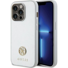 Guess GUHCP15LPS4DGPS Strass Metal Logo Tok iPhone 15 Pro - Ezüst (GUE003353) tok és táska