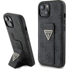 Guess GUHCP15SPGS4TDK Grip Stand Triangle Strass Tok iPhone 13 / 14 / 15 - Fekete (GUE003371) tok és táska