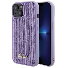 Guess GUHCP15SPSFDGSU Sequin Script Metal tok iPhone 13 / 14 / 15 - lila tok és táska