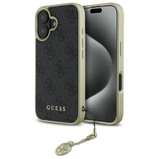 Guess GUHCP16MGF4GGR 4G Charms Collection keménytok iPhone 16 Plus - fekete tok és táska