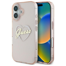 Guess GUHCP16SHCHGSPP IML Heart keménytok iPhone 16 - rózsaszín tok és táska