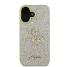 Guess GUHCP16SHG4SGD Fixed Glitter Big 4G tok iPhone 16 - arany színű tok és táska
