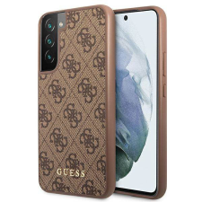 Guess GUHCS22SG4GFBR S22 S901 barna 4G fém arany logós keménytok tok és táska