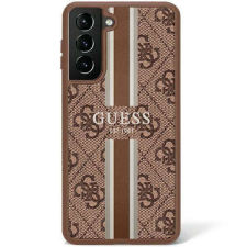 Guess GUHCS23LP4RPSW S23 Ultra S918 barna 4G Printed Stripe keménytok tok és táska