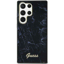 Guess GUHCS23LPCUMAK Samsung Galaxy S23 Ultra S918 fekete keménytok Márvány tok és táska