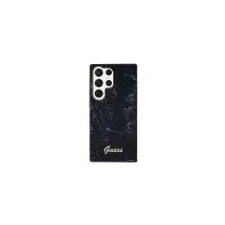 Guess GUHCS23LPCUMAK Samsung Galaxy S23 UltraS918 fekete keménytok Márvány tok és táska