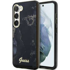 Guess GUHCS23MHTMRSK S23+ S916 fekete/fekete keménytok Golden Marble Collection tok és táska