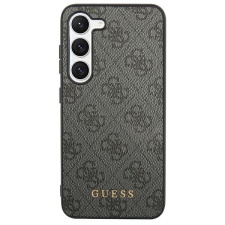 Guess GUHCS24LG4GFGR S24 Ultra S928 fekete keménytok 4G fém arany logóval tok és táska