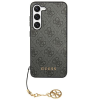Guess GUHCS24LGF4GGR S24 Ultra S928 fekete keménytok 4G Charms kollekció