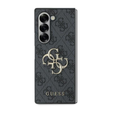 Guess GUHCZFD64GMGGR 4G Leather Metal Logo tok Samsung Galaxy Z Fold6 - fekete tok és táska