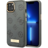 Guess GUHMP13MSAPSTG iPhone 13 6.1" Szürke Keménytok Peony Logo Plate Magsafe (GUE002533)