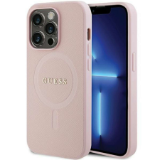 Guess GUHMP14LPSAHMCP tok iPhone 14 Pro telefonhoz - rózsaszín Saffiano MagSafe tok és táska