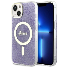 Guess GUHMP14MH4STU iPhone 14 Plus 6.7&quot; lila keménytok 4G MagSafe tok és táska