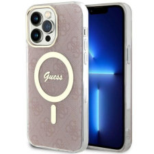 Guess GUHMP14XH4STP iPhone 14 Pro Max 6.7" rózsaszín keménytok 4G MagSafe tok és táska
