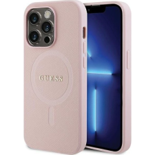 Guess GUHMP14XPSAHMCP iPhone 14 Pro Max 6,7" Rózsaszín Keménytok Saffiano Magsafe (GUE003049) tok és táska