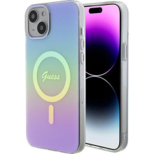 Guess GUHMP15SHITSU IML Iridescent Magsafe Keménytok iPhone 15 - Lila Szivárványos (GUE003215) tok és táska