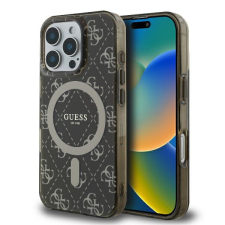 Guess GUHMP16LH4DTEW IML 4G Background MagSafe keménytok iPhone 16 Pro - barna tok és táska