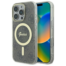Guess GUHMP16LH4STW iPhone 16 Pro 6.3" barna keménytok IML 4G MagSafe tok és táska