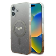Guess GUHMP16SHGRCELW IML Glitter Gradient MagSafe keménytok iPhone 16 - barna tok és táska