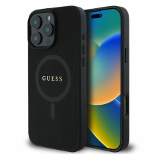 Guess GUHMP16XPSAHMCK Saffiano Classic Logo MagSafe keménytok iPhone 16 Pro Max - fekete tok és táska