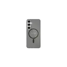 Guess GUHMS25LHFGEREK IML Glitter Circle MagSafe-kompatibilis tok Samsung Galaxy S25 Ultra - fekete tok és táska