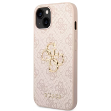 Guess Hátlaptok iPhone 15 rózsaszín mobiltelefon kellék