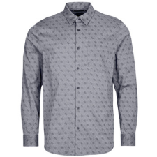 Guess Hosszú ujjú ingek 4G JACQUARD SHIRT Szürke EU M férfi ing
