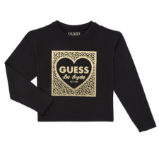 Guess Hosszú ujjú pólók LS T SHIRT Fekete 10 ans gyerek póló
