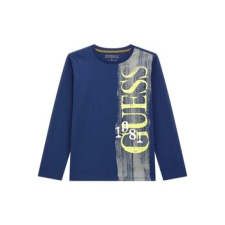 Guess Hosszú ujjú pólók LS T SHIRT Kék 14 ans gyerek póló