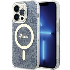 Guess IML 4G MagSafe tok iPhone 15 Pro Max készülékhez - kék tok és táska