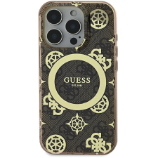 Guess IML 4G Peony iPhone 16 Pro barna MagSafe tok tok és táska